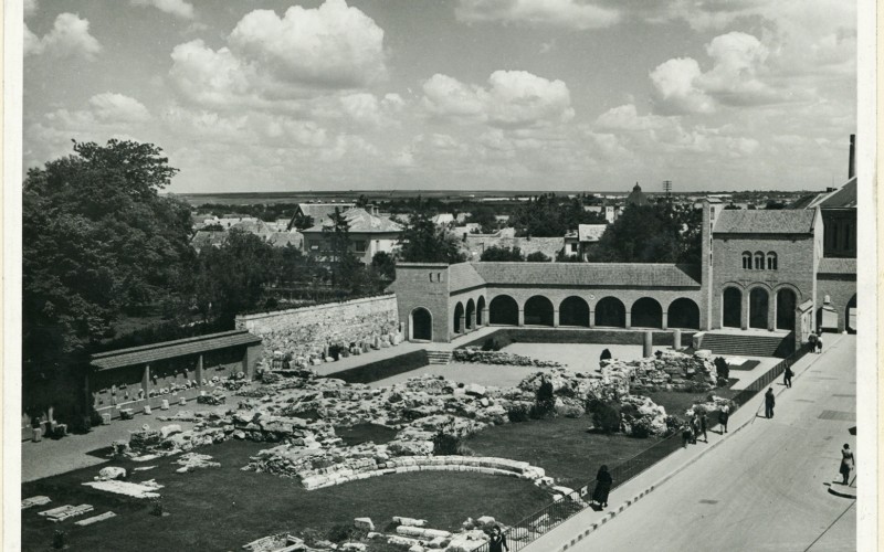 7. Székesfehérvár, romkert, 1938 körül, MÉM MDK Fotótár 025.060aP. 