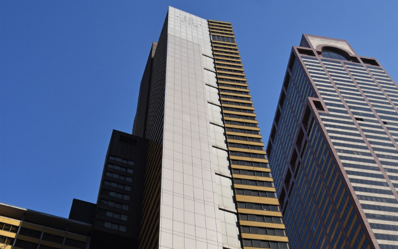 The Americana of New York (ma Sheraton Hotel), New York City, 1960–62, tervező: Morris Lapidus, Liebman & Associates, statikus: Pécsi Eszter. Fotó: Sebestyén Ágnes Anna, 2025