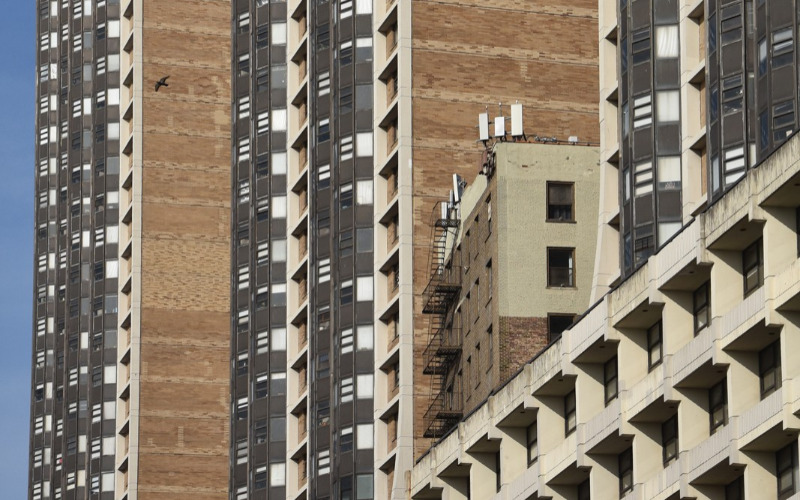 Bard-Haven Towers, Columbia University, New York City, 1970–71, tervező: Brown, Guenther, Battaglia & Seckler, statikus: Pécsi Eszter. Fotó: Sebestyén Ágnes Anna, 2025