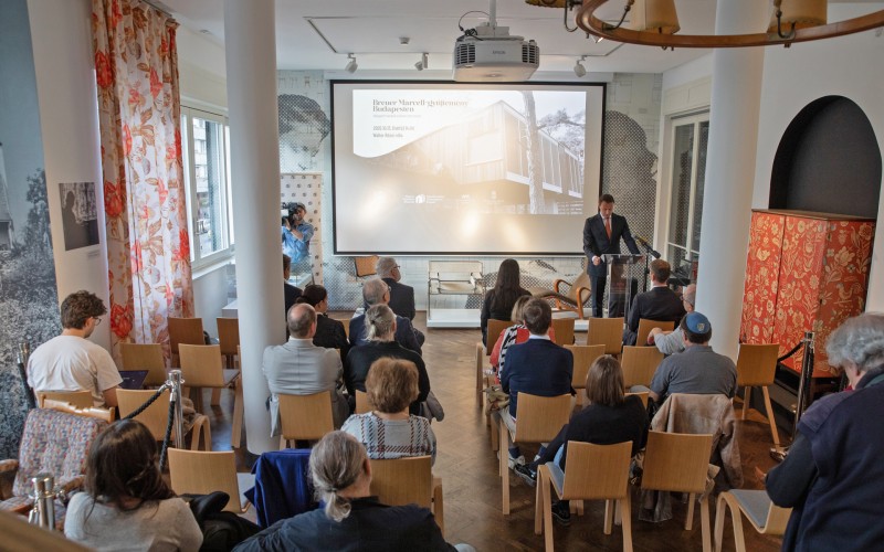 A Breuer-gyűjtemény bemutatója a Walter Rózsi-villában. Fotó: F. Tóth Gábor, MÉM MDK