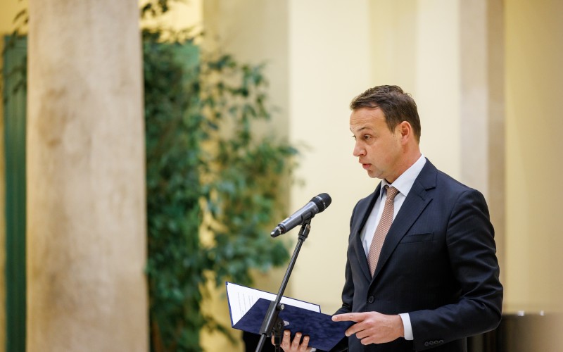 Lánszki Regő országos főépítész Dragonits Tamás Szemtanúság című könyvének 2026. január 13-i bemutatóján