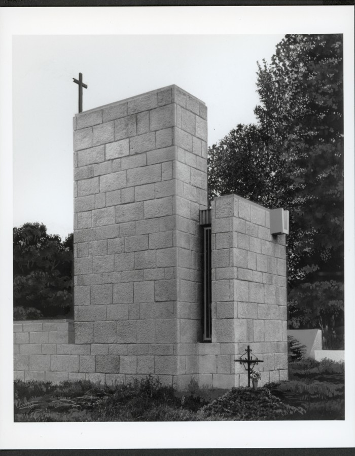 Az elkészült épület archív felvételen. MÉM MDK Múzeumi Gyűjtemény, Körner András ajándéka