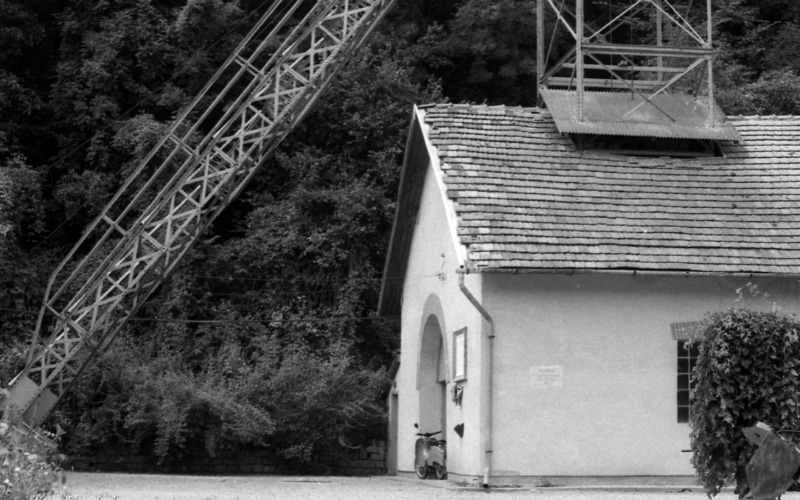 Ajka, Szénbánya, Szállítógépház, ismeretlen szerző, 1998 körül, ltsz. 149.099bN