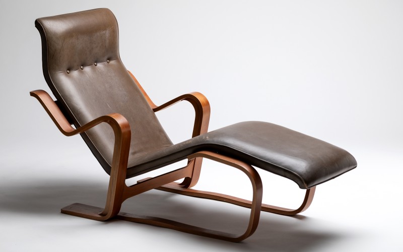 Isokon-heverő a Breuer-nyaralóból, tervezte: Breuer Marcell, gyártotta a Knoll (?), 1960-as évek (?) © MÉM MDK MO, CCMHT vásárlás, fotó: F. Tóth Gábor és Hack Róbert, 2025