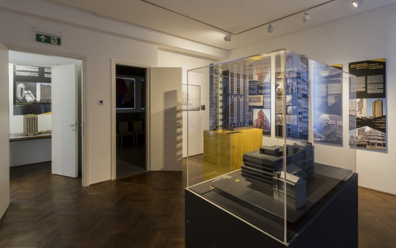 A Breuer, Goldfinger és más magyarok. – Brutalista építészetünk itthon és odaát című kiállítás 2026. március 12-én a Walter Rózsi-villában (Fotó: Nyirkos Zsófia/ MÉM MDK)