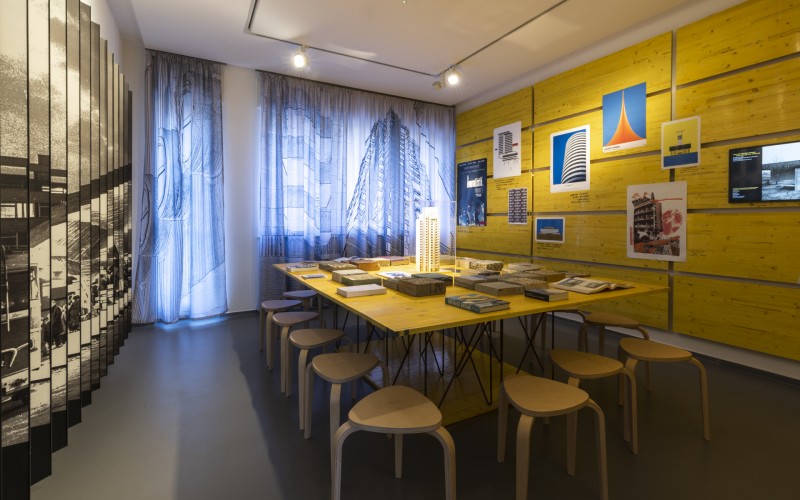 A Breuer, Goldfinger és más magyarok. – Brutalista építészetünk itthon és odaát című kiállítás 2026. március 12-én a Walter Rózsi-villában (Fotó: Nyirkos Zsófia/ MÉM MDK)