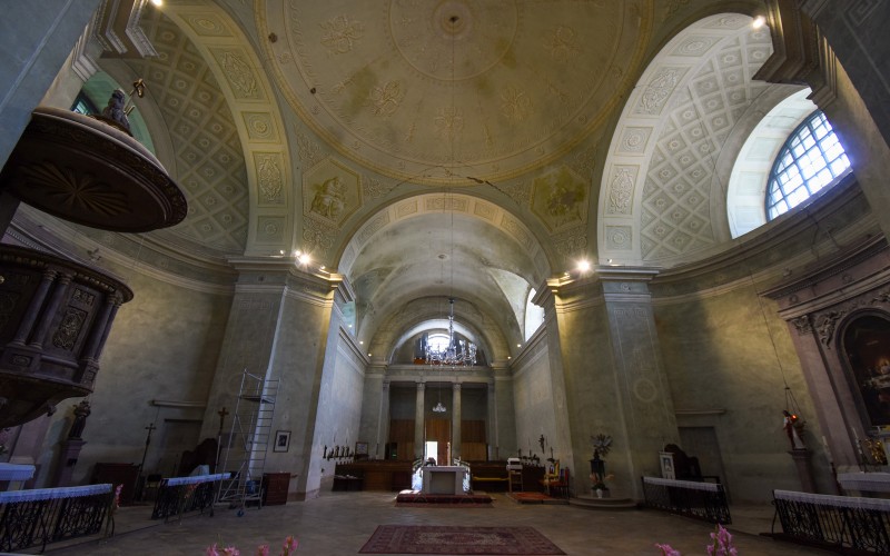 Vál, római katolikus templom, belső