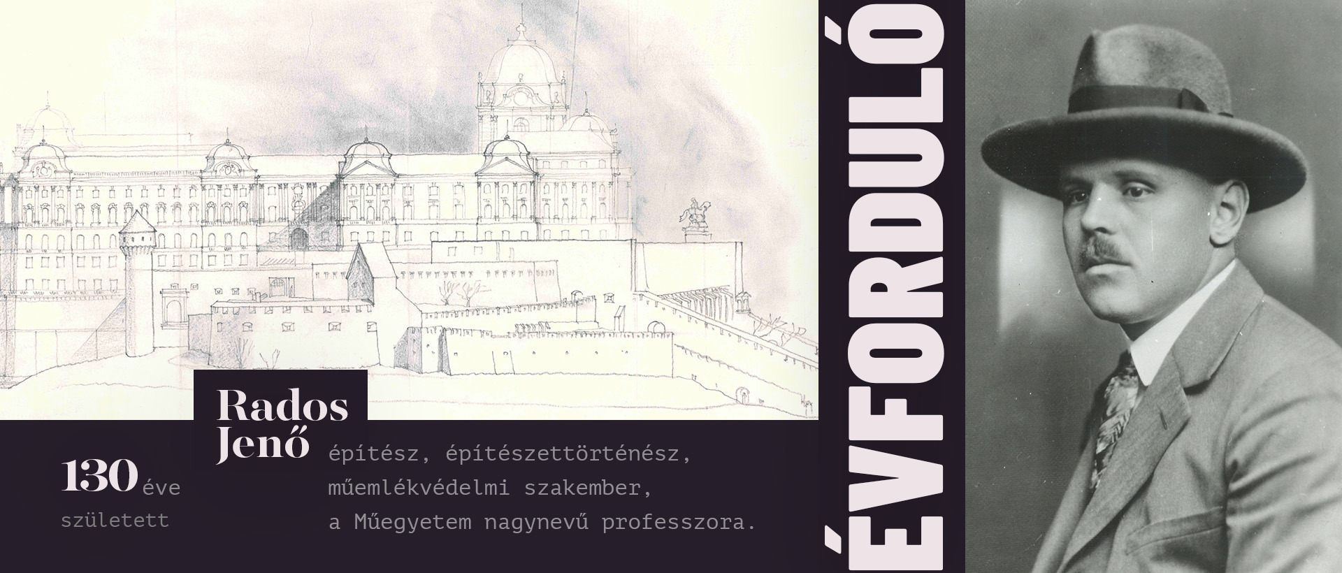 130 éve született Rados Jenő