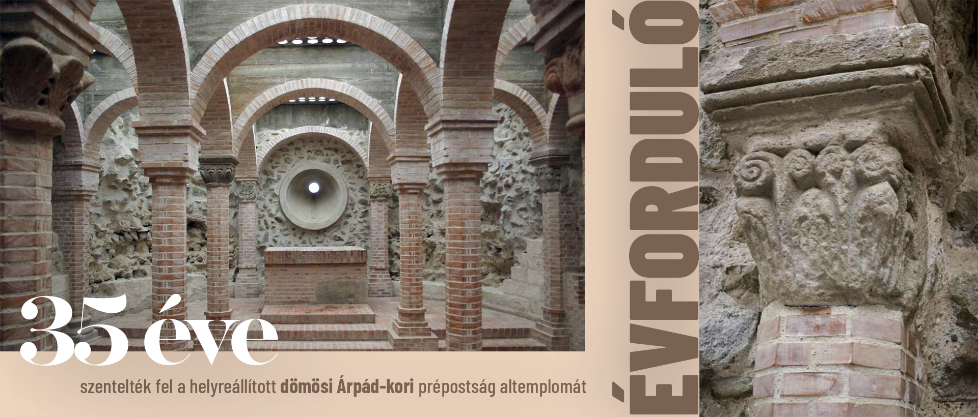35 éve szentelték fel a helyreállított dömösi Árpád-kori prépostság altemplomát