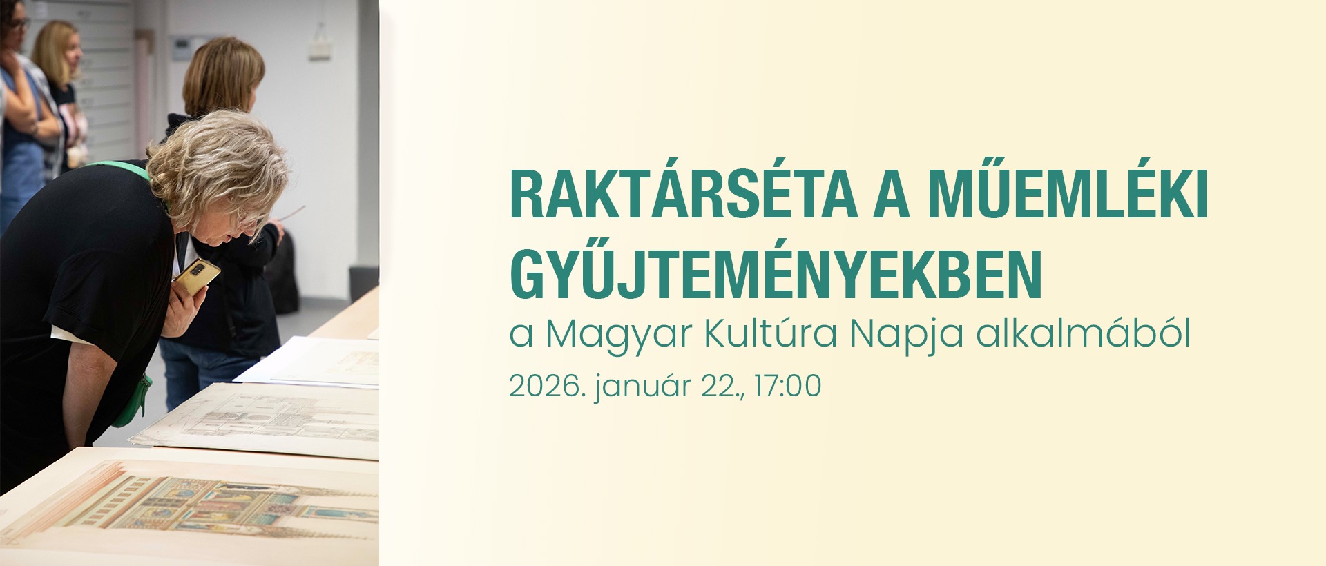 Raktárséta a műemléki gyűjteményekben a Magyar Kultúra Napja alkalmából