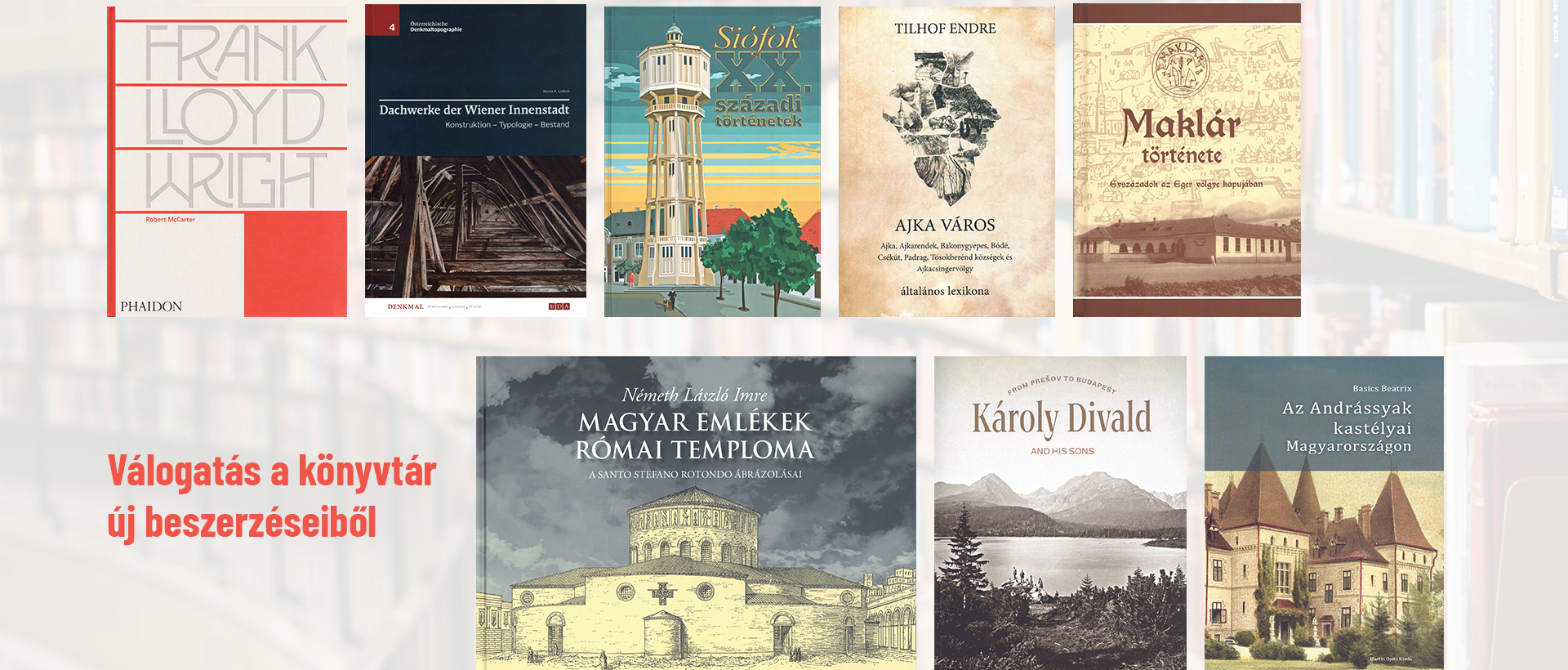 Válogatás a könyvtár új beszerzéseiből 2026. február