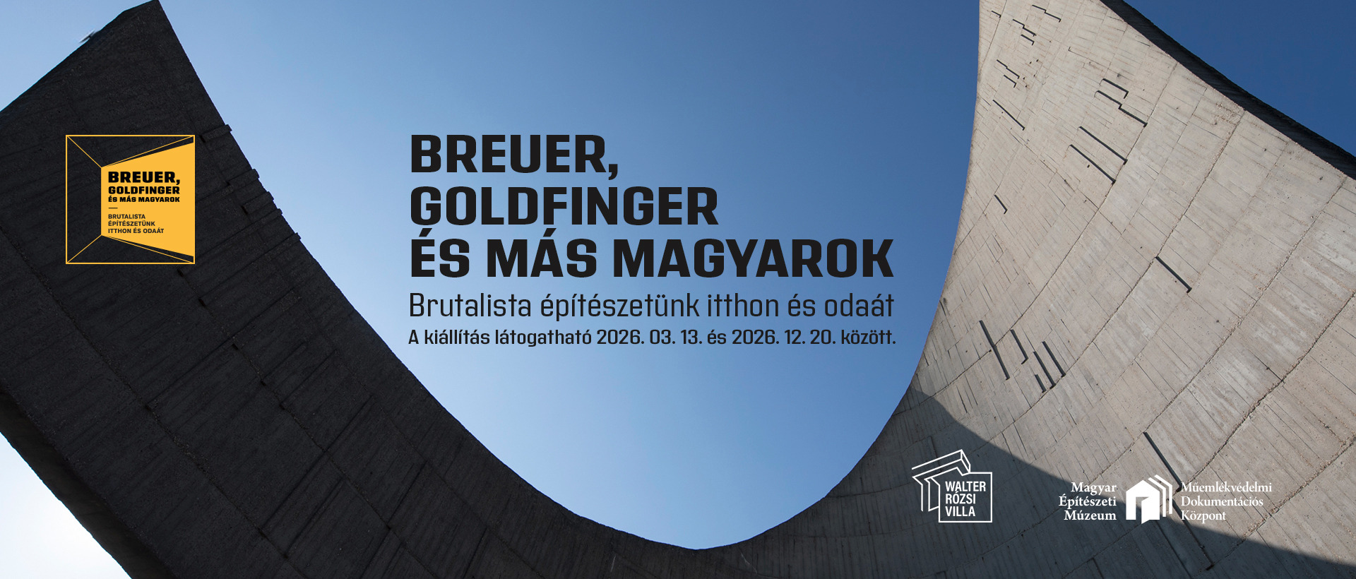 Márciusban nyílik új kiállításunk a magyar brutalizmus építészetéről