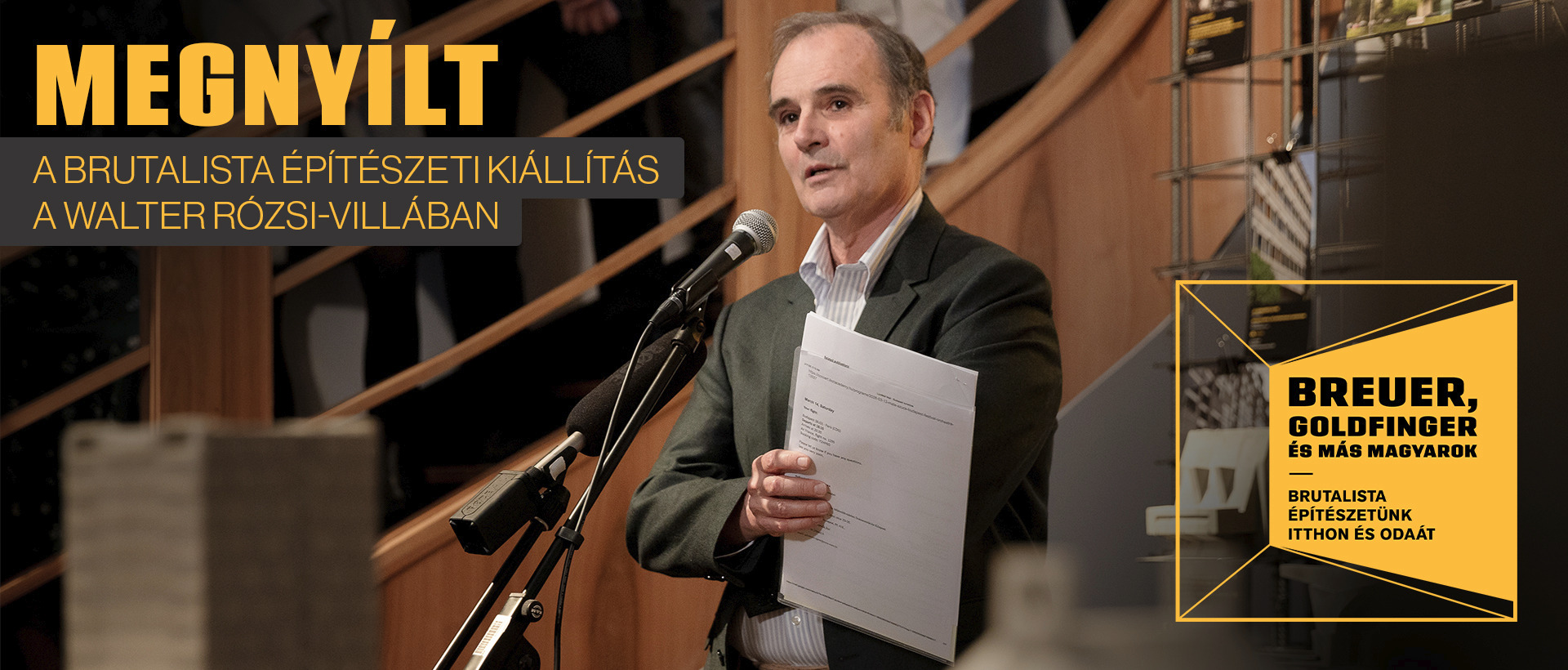 A magyar brutalizmus építészetét bemutató kiállítás nyílt a Walter Rózsi-villában